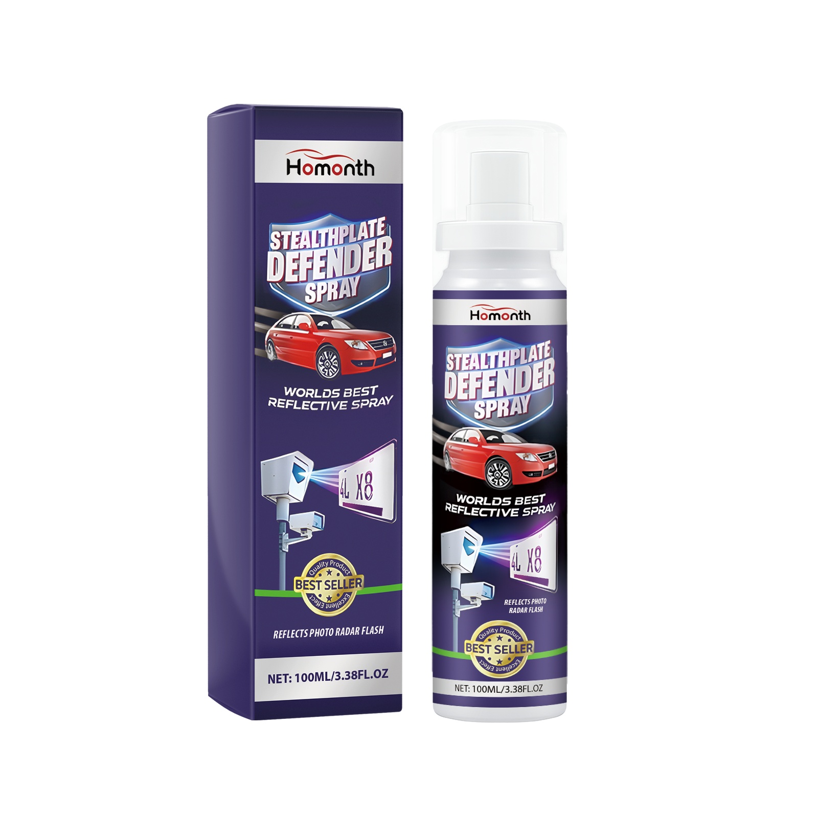 Main product image of Stealthplate Defender Spray, 100ml, Permanent Effective, Car Care Product for Car Care
