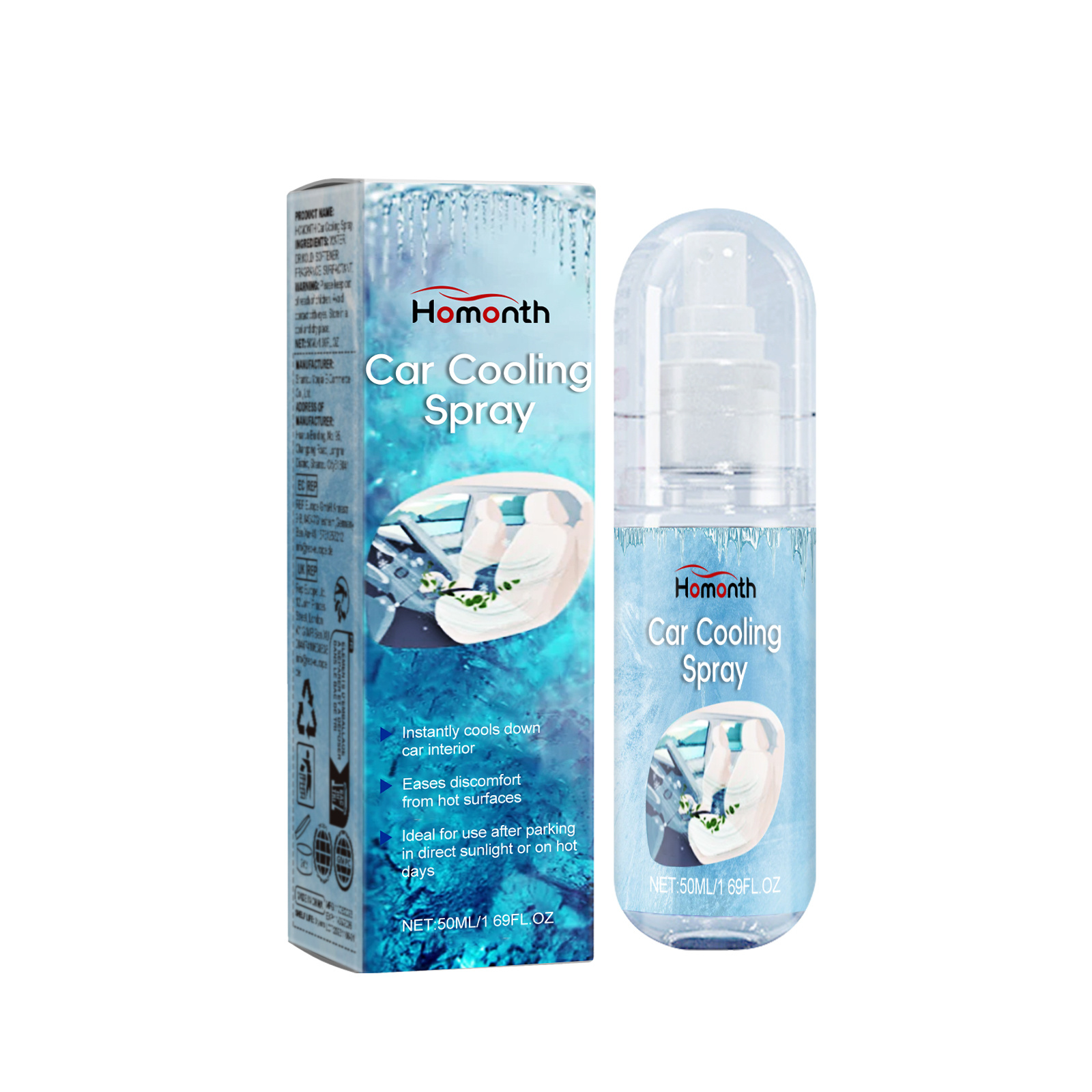 Main product image of Car Cooling Spray, 50ml, Interior Cooling, Car Care Product for Car Care