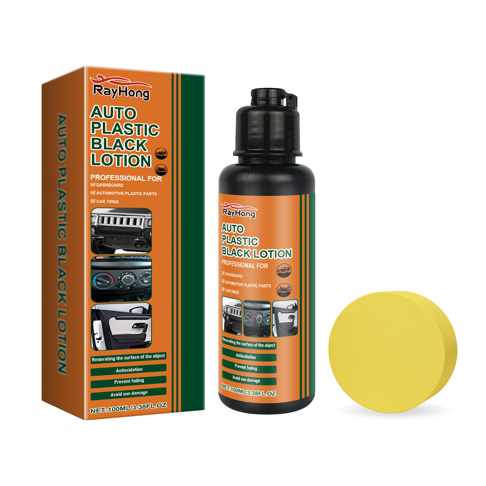 Main product image of Black Plastic Polish for Cars, Car Care, Car Care Product for Car Care