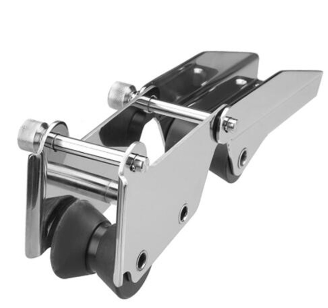 Main product image of Marine Boat Hinged Anchor Bow Roller Sprit Roller 316 Stainless Steel Silver
