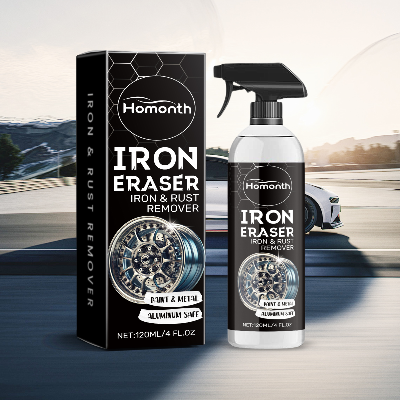 Main product image of Car Rust Cleaner 120ml-box Car Cleaning, Stain Removal, Descaling, Tire Rust Cleaner