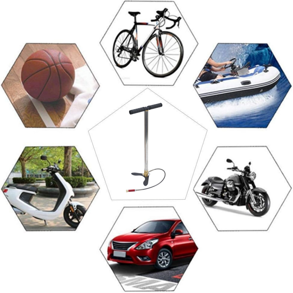 Main product image of 4500Psi Hunting Pcp Hand Pump 3-Stage High Pressure Paintball Air Pump Gun Rifle