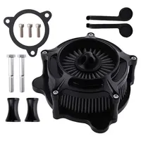 Product image of Motorcycle Air Cleaner fit for Harley Dyna FXDLS 17 Black Billet Aluminum Filter Kit