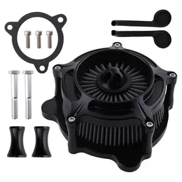 Product image of Harley Dyna FXDLS 2017 Black Billet Aluminum Motorcycle Air Cleaner
