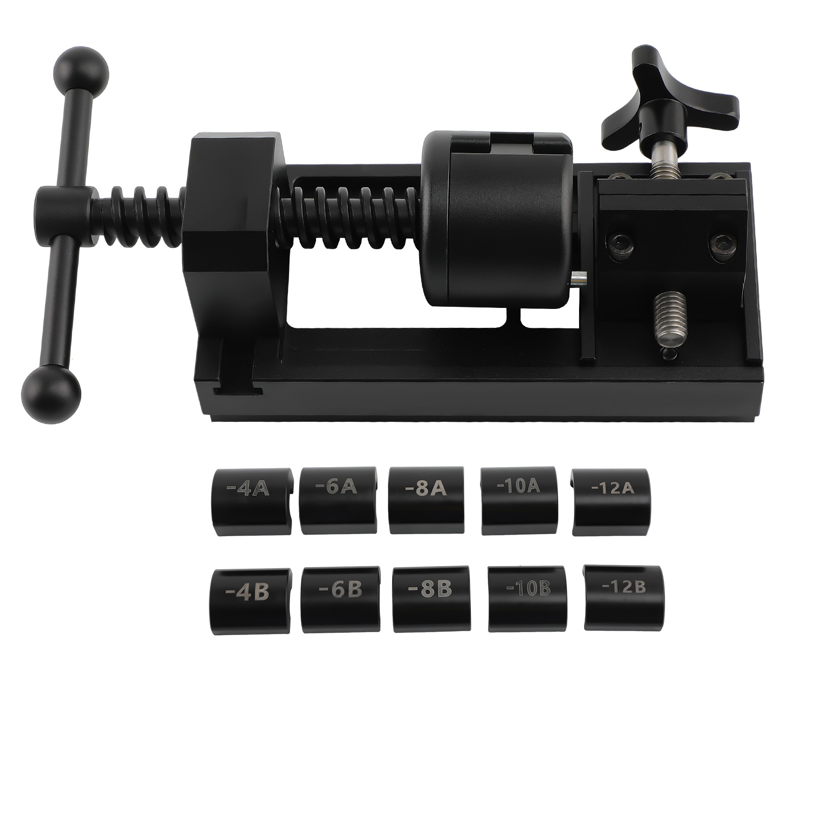 Main product image of 5x Holders ( 4AN, 6AN, 8AN, 10AN & 12AN) Fuel Line Fittings Installation Tool Fuel Hose Repair Tool Kit