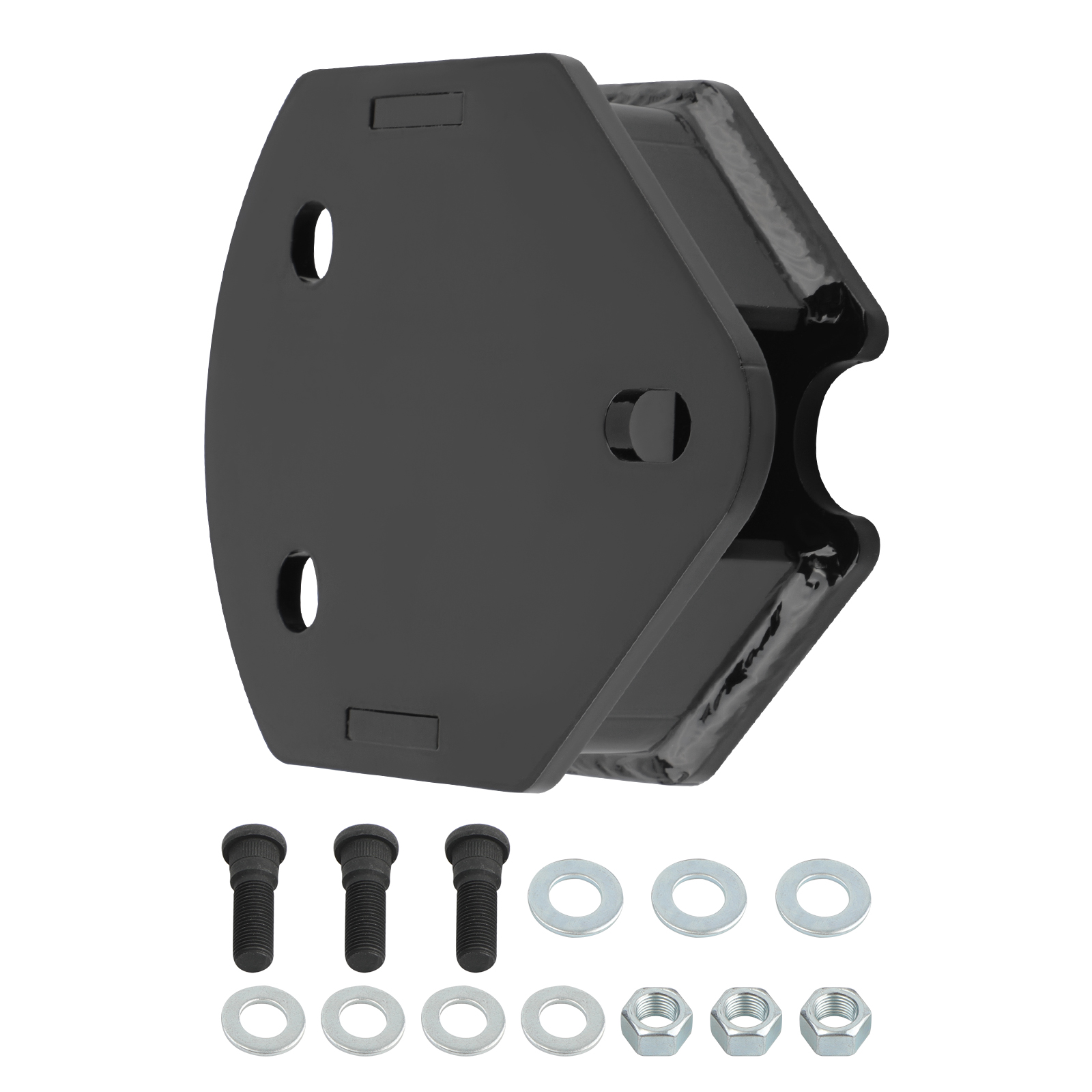 Main product image of CNC Steel Spare Tire Carrier Spacer Kit Fit fit for Jeep Wrangler JK TJ YJ 1987-2018