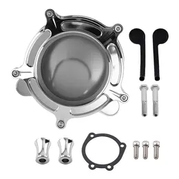 Product image of Air Cleaner Intake Filter Kit for Harley Touring Models 2000-2007, Black
