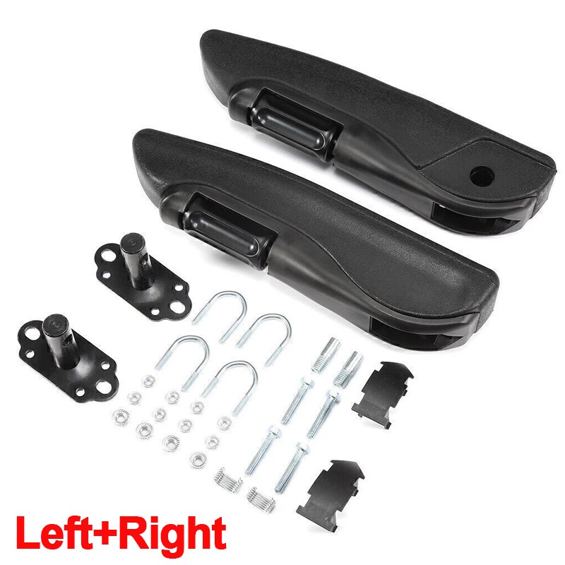 Main product image of Universal Truck Seat Armrest Pair Kit Adjustable Arm Rest For Car RV Boat Van UK