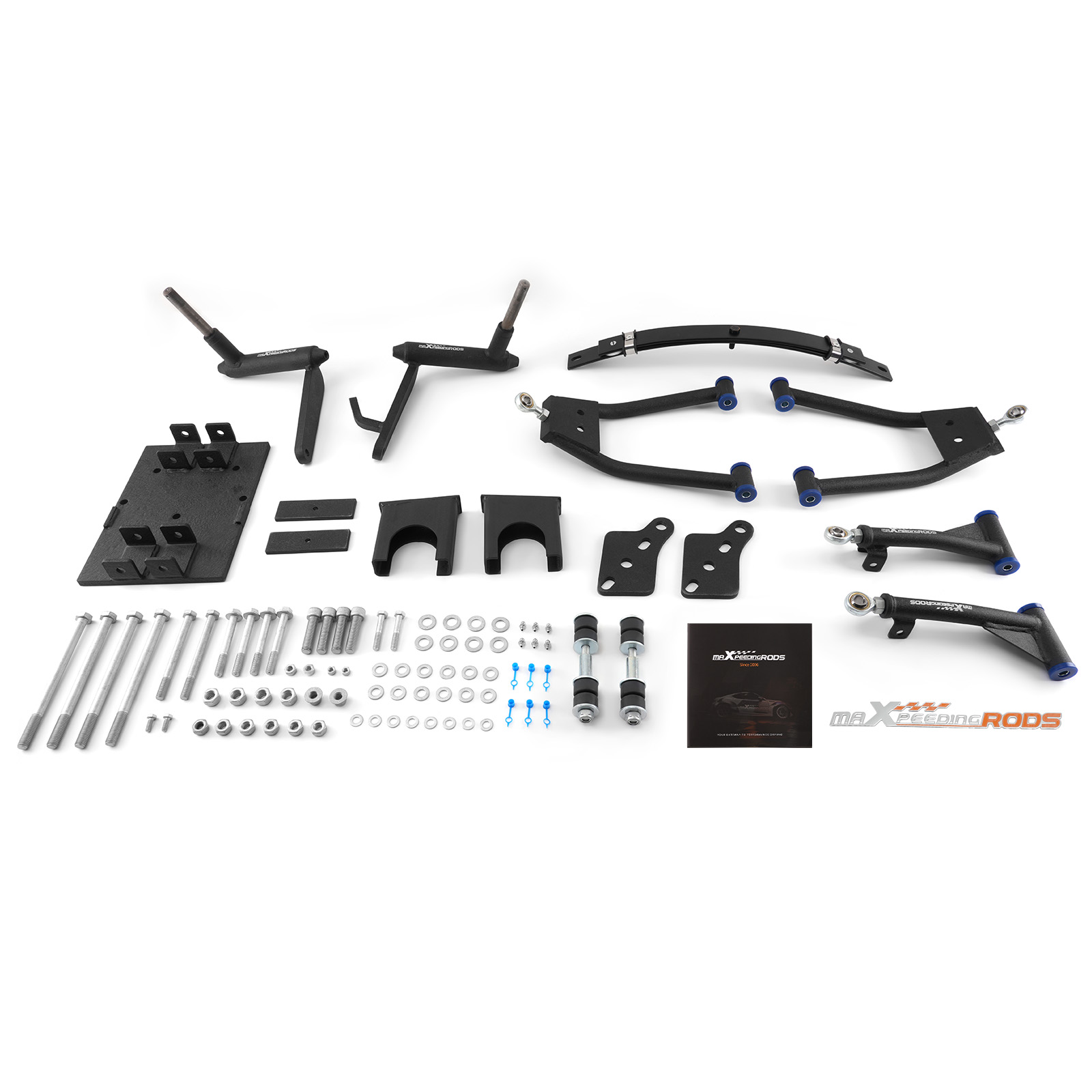 Main product image of 6" Lift Bracket Steel Kit fit for Club Car DS 1982-2003 Urethane Bushings