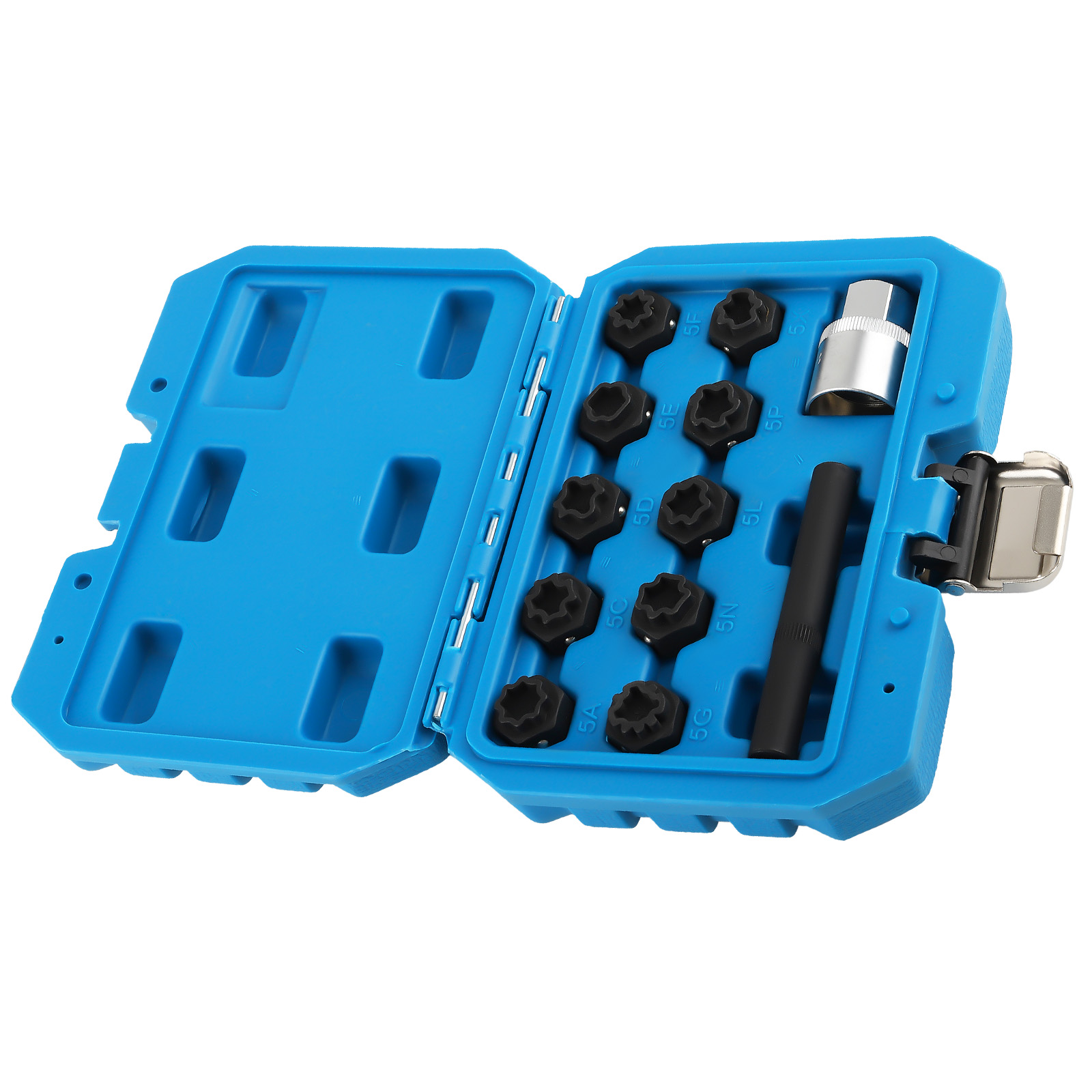 Main product image of 12PC Wheel Locking Nut Key Set fit for Mercedes-Benz Wheel Lock Nut Socket Adapter