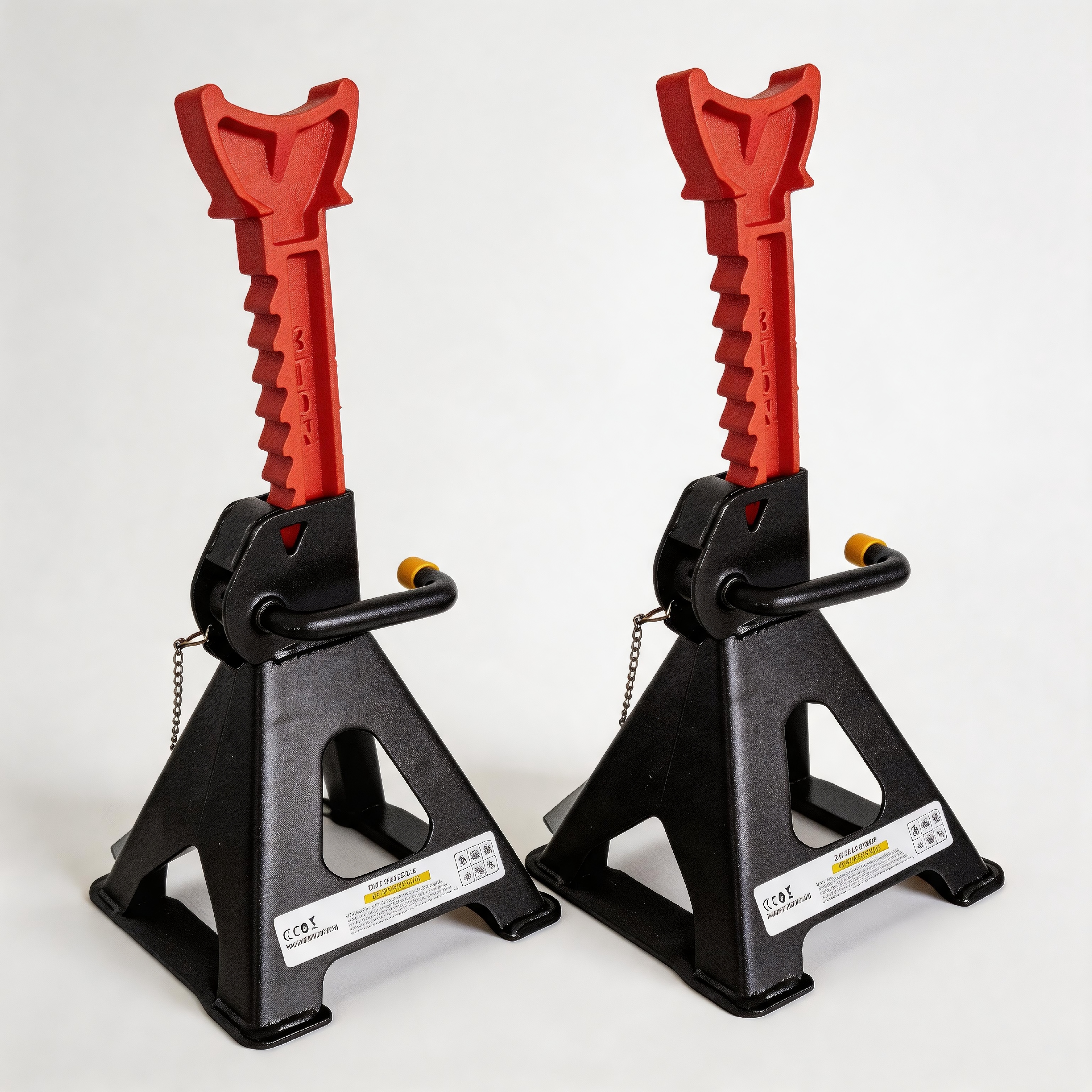 Main product image of 3 Ton Jack Stands Pair, Heavy‑Duty Adjustable Steel Car Jack Stands with Locking Pin, Safety Lifting Support for Auto Repair, Tire Change & Vehicle Maintenance