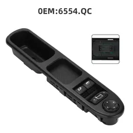 Product image of FOR PEUGEOT 207 ELECTRIC POWER WINDOW MASTER CONTROL SWITCH, 6554.QC RIGHT SIDE