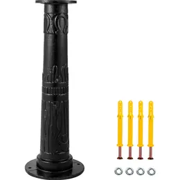 Antique Hand Water Pump Stand Pitcher Pump Stand Cast Iron Well Pump Stand With Pre-set 0.5" Holes For Easy Installation Old Fashion Pitcher Hand Pump Stand For Home Yard Pond Garden Outdoors Bl