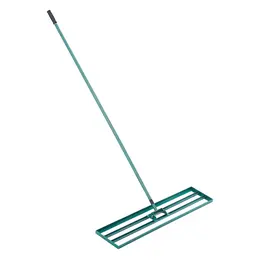 Lawn Leveling Rake, 121.9 X 25.4 Cm Level Lawn Tool, Heavy-duty Lawn Leveler With 198.1 Cm Steel Extended Handle, Yard Leveling Rake Suit For Garden, Golf Lawn, Farm