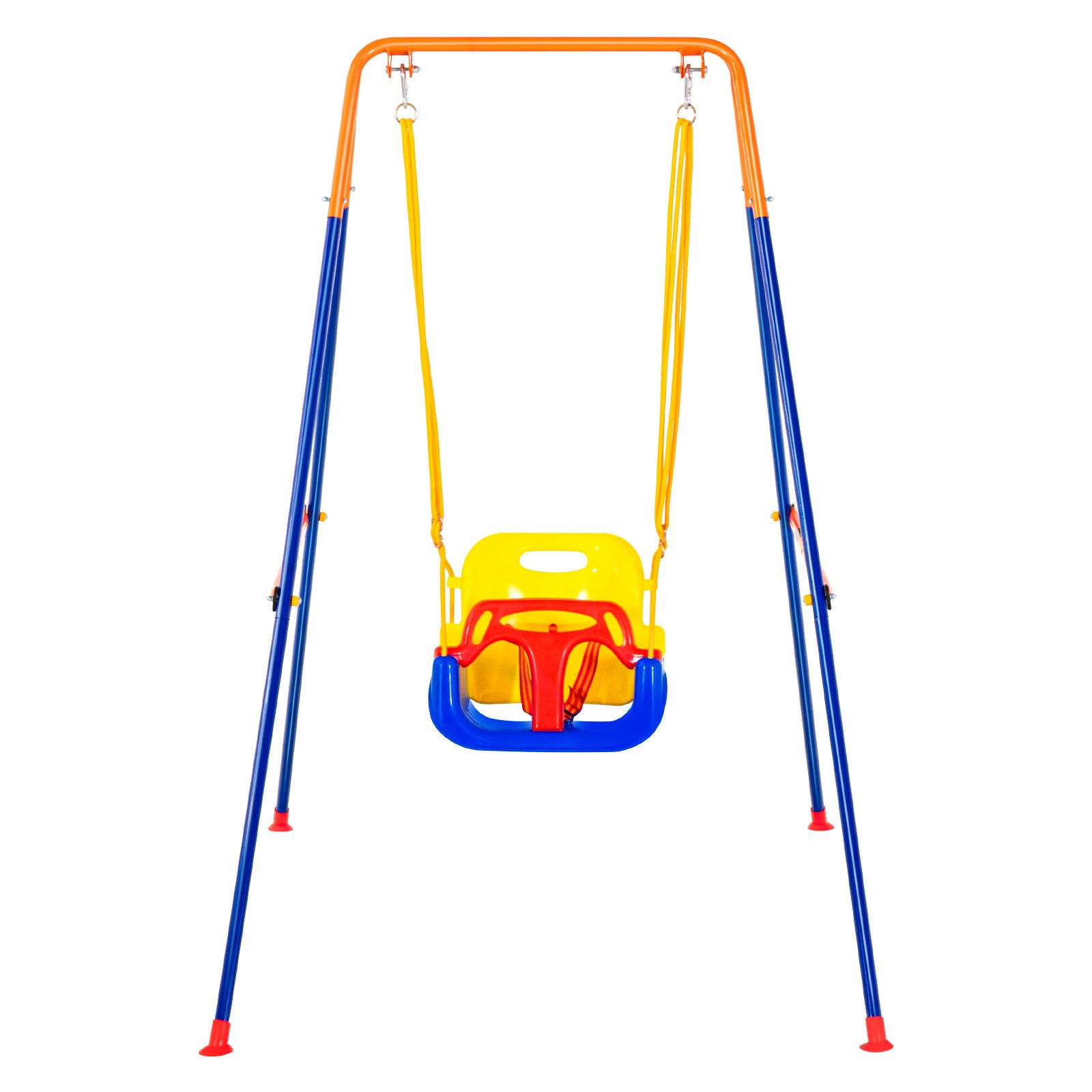 Swing Sets For Backyar  3 In 1 Toddler Swing Set With 4 Sandbags  Foldable Metal Stand, Easy To Assemble, Swingset Indoor Outdoor For Kids 3 6 Years, Youth 6-10 Years And Teenagers