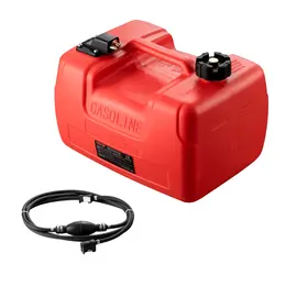 Product image of 3.17-Gallon 12-L Marine Outboard Fuel Transfer Tank with 9.8ft Hose and Gauge