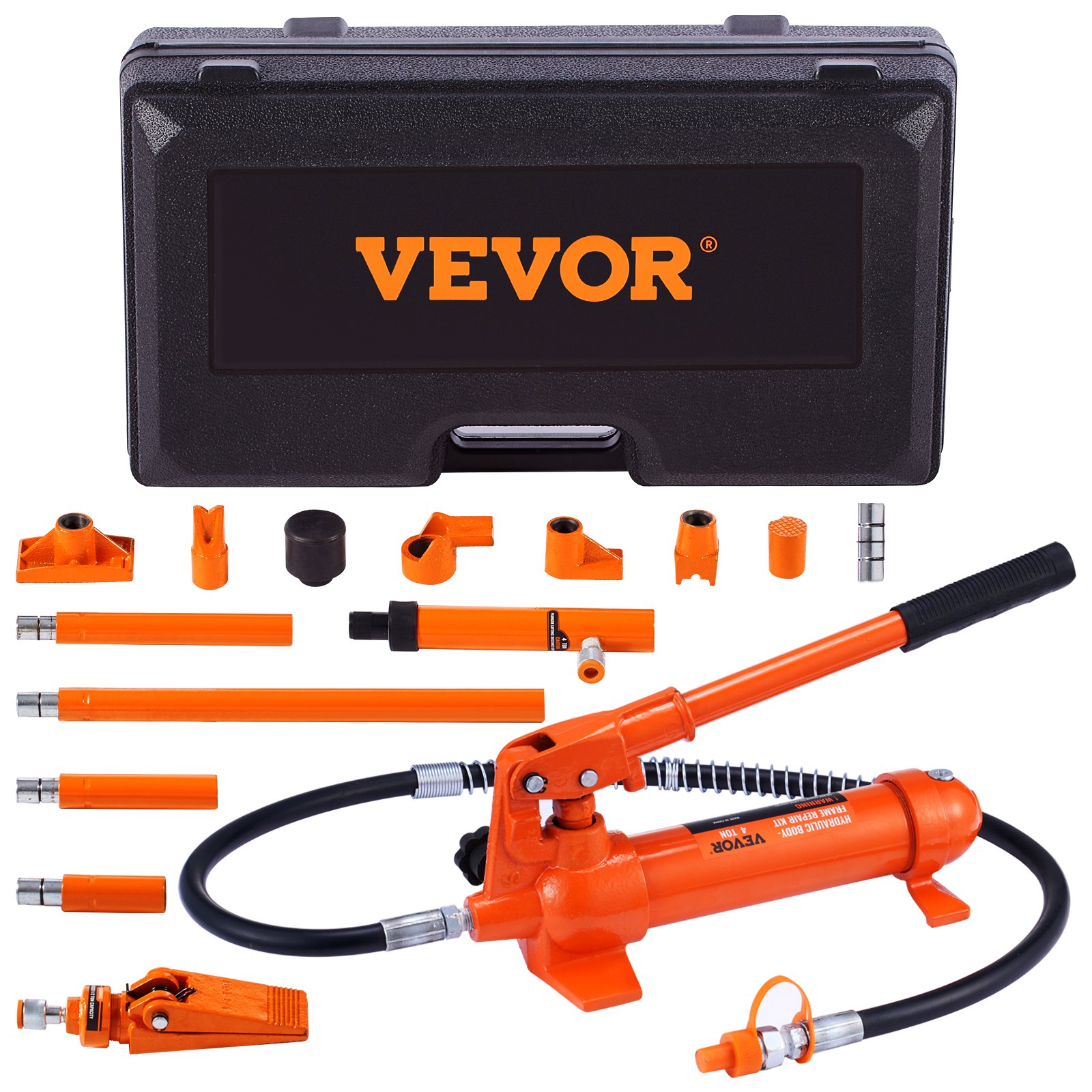 Main product image of 4 Ton Hydraulic Porta Power Kit, 3.9 ft Hose, Storage Case