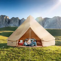 Product image of Canvas Bell Tent, 4 Seasons, 3M (9.8ft), with Stove Jack, 4-Person