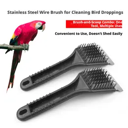 Bird droppings cleaning brush-brass wire brush-1 pack