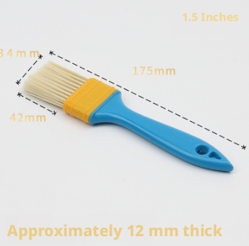 Paint cleaning brush-1.5 inch-1 pack