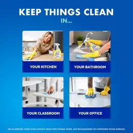 All Purpose Cleaner Spray, Multi-Purpose Disinfecting Spray, Kitchen & Bathroom Cleaner, Lemon Breeze Scent, 32 Fl Oz