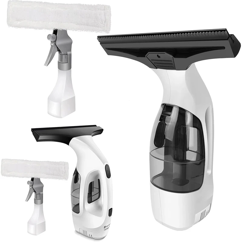 Main product image of Cordless Electric Window Vacuum Cleaner with Squeegee, 300 ml Spray Bottle
