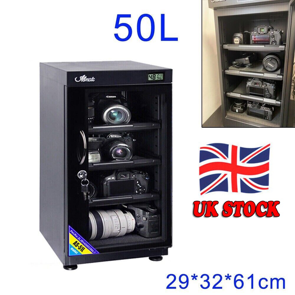 Main product image of 50L Digital Dehumidifying Dry Cabinet for Camera Equipment Storage