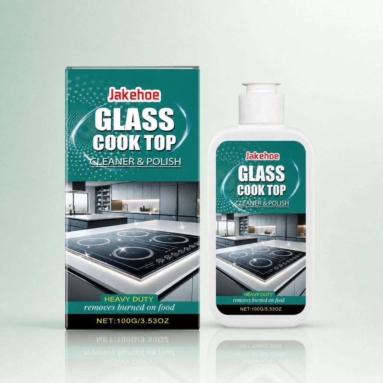 Main product image of JAKEHOE Glass Cooktop Cleaner and Polish, 100 g