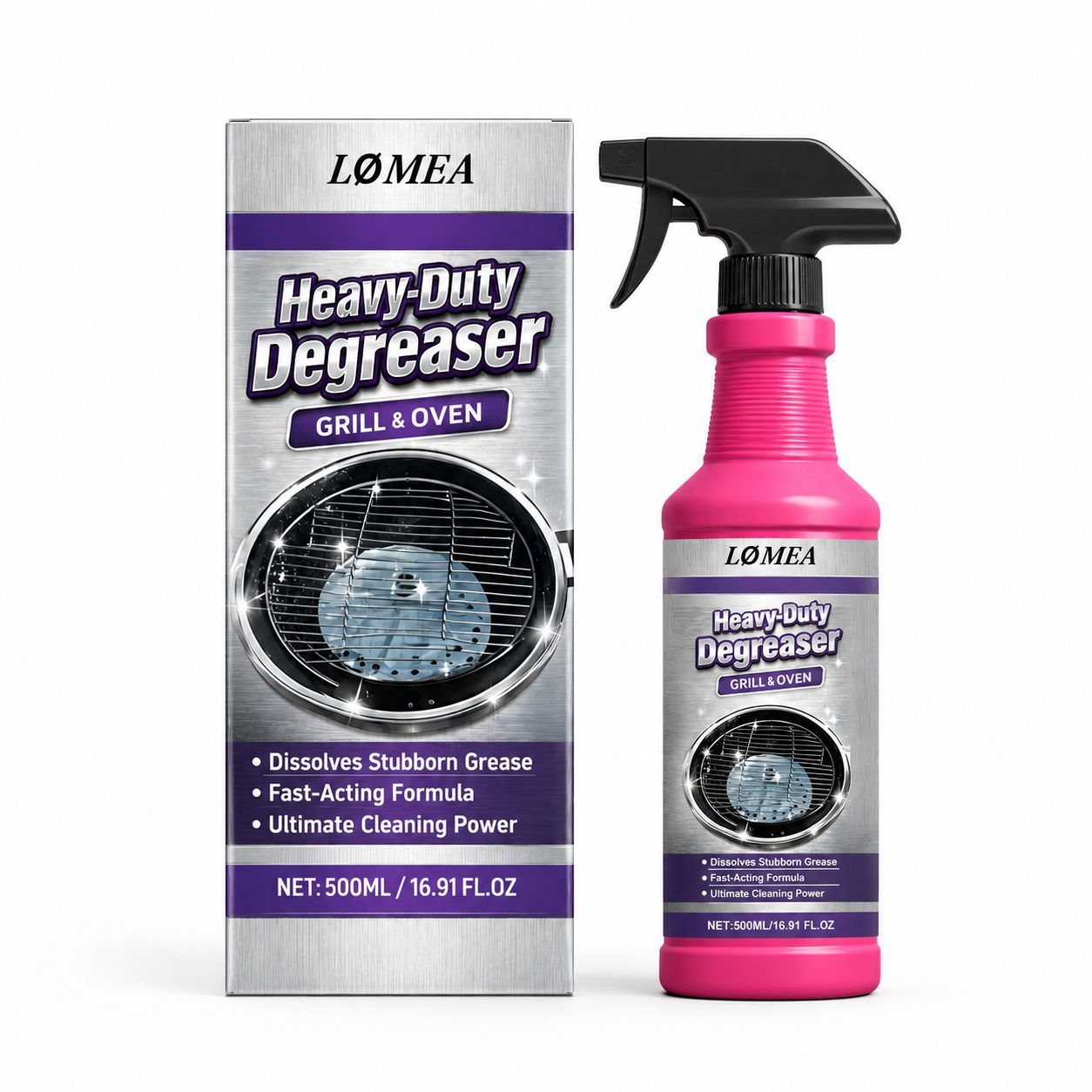 Main product image of LOMEA 500 ml Heavy-Duty Grill Rack Cleaning Liquid