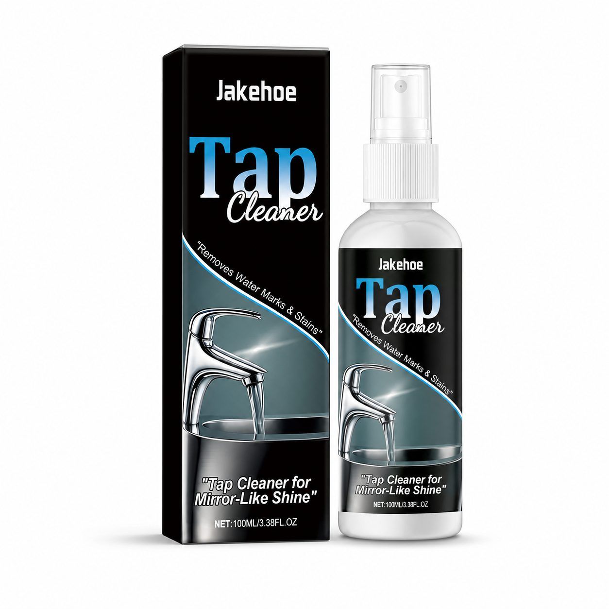 Main product image of JAKEHOE Faucet Scale Cleaner Liquid, 100 ml Bottle