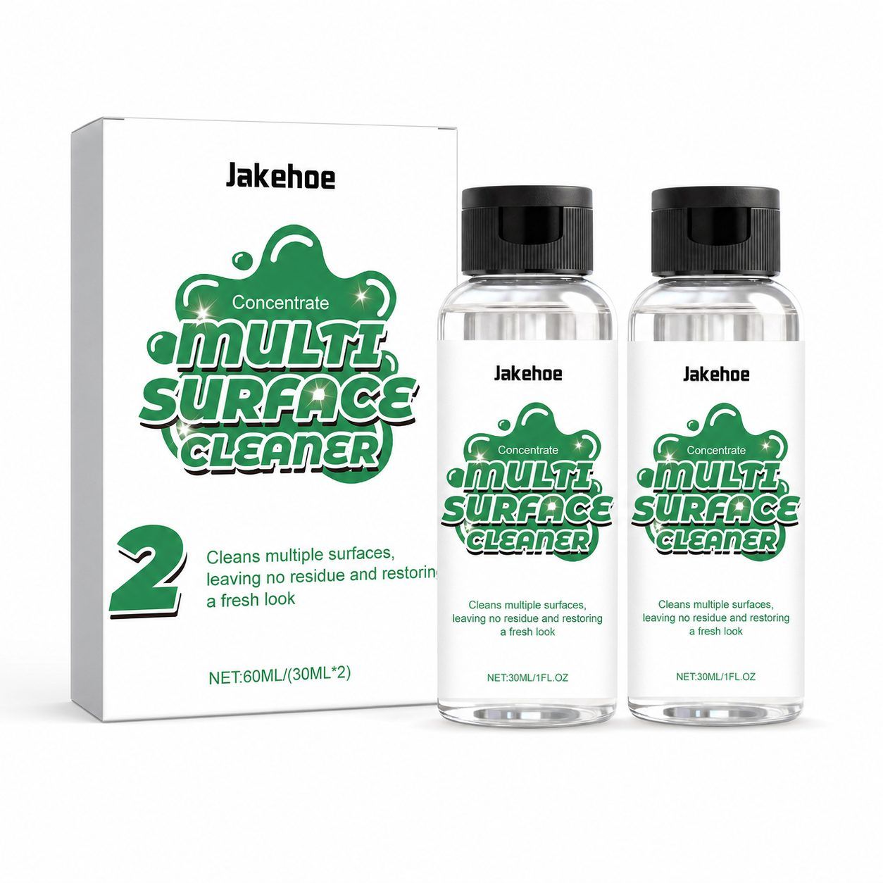 Main product image of JAKEHOE Multi-Surface Cleaner Kit, 2 x 30 ml