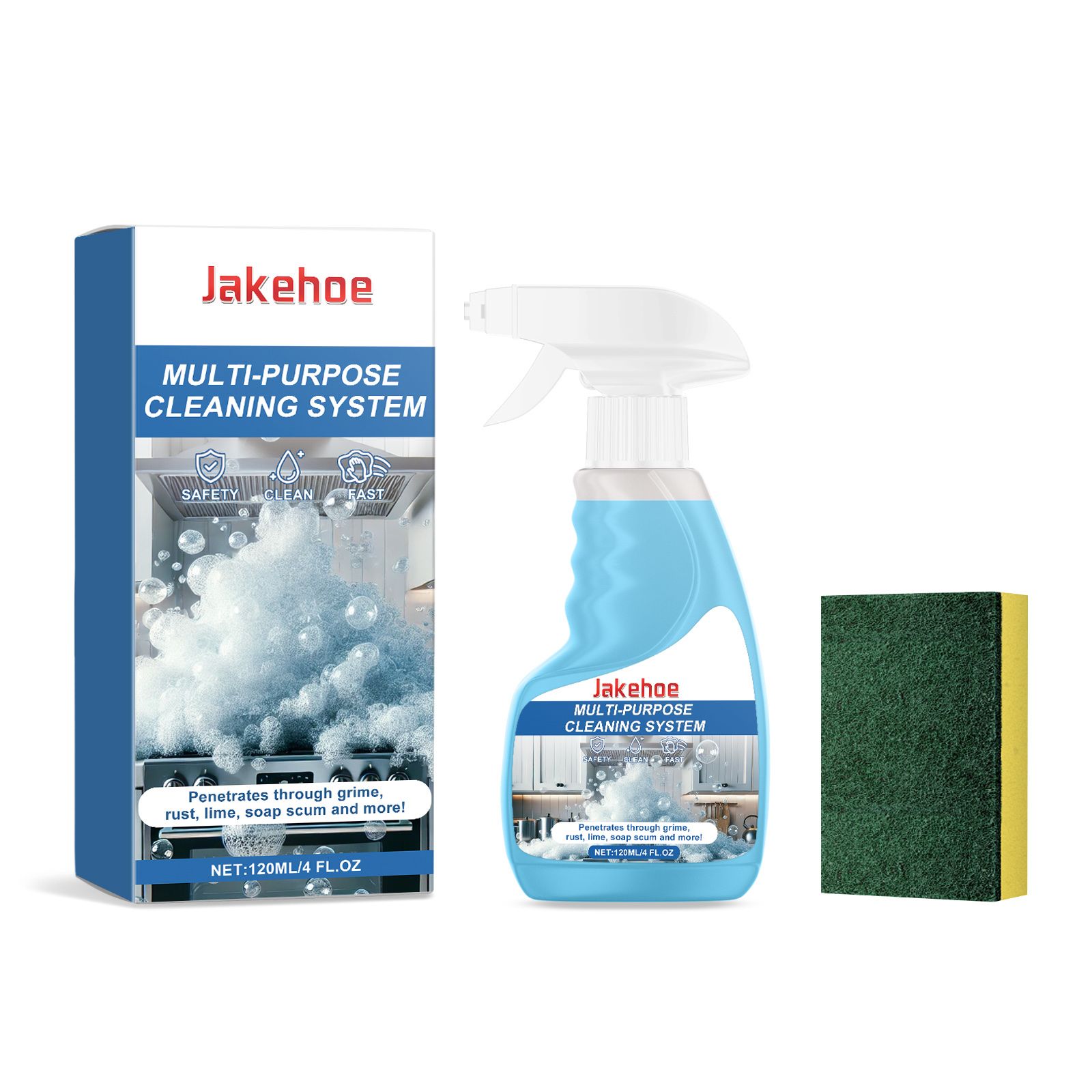 Main product image of JAKEHOE Multi-Surface Foam Cleaner Kit, 120 ml