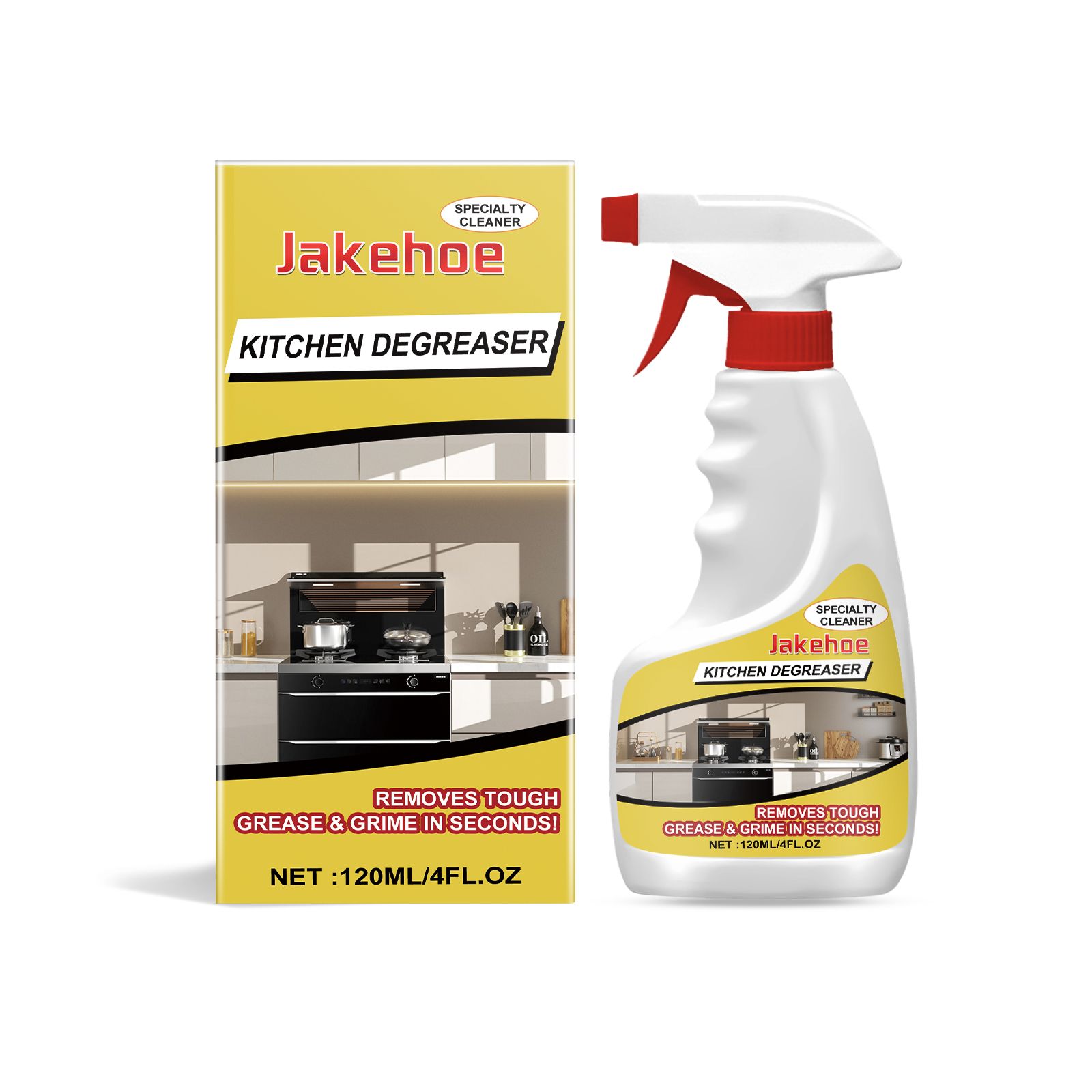 Main product image of JAKEHOE Kitchen Cleaner Spray, 120 ml Bottle