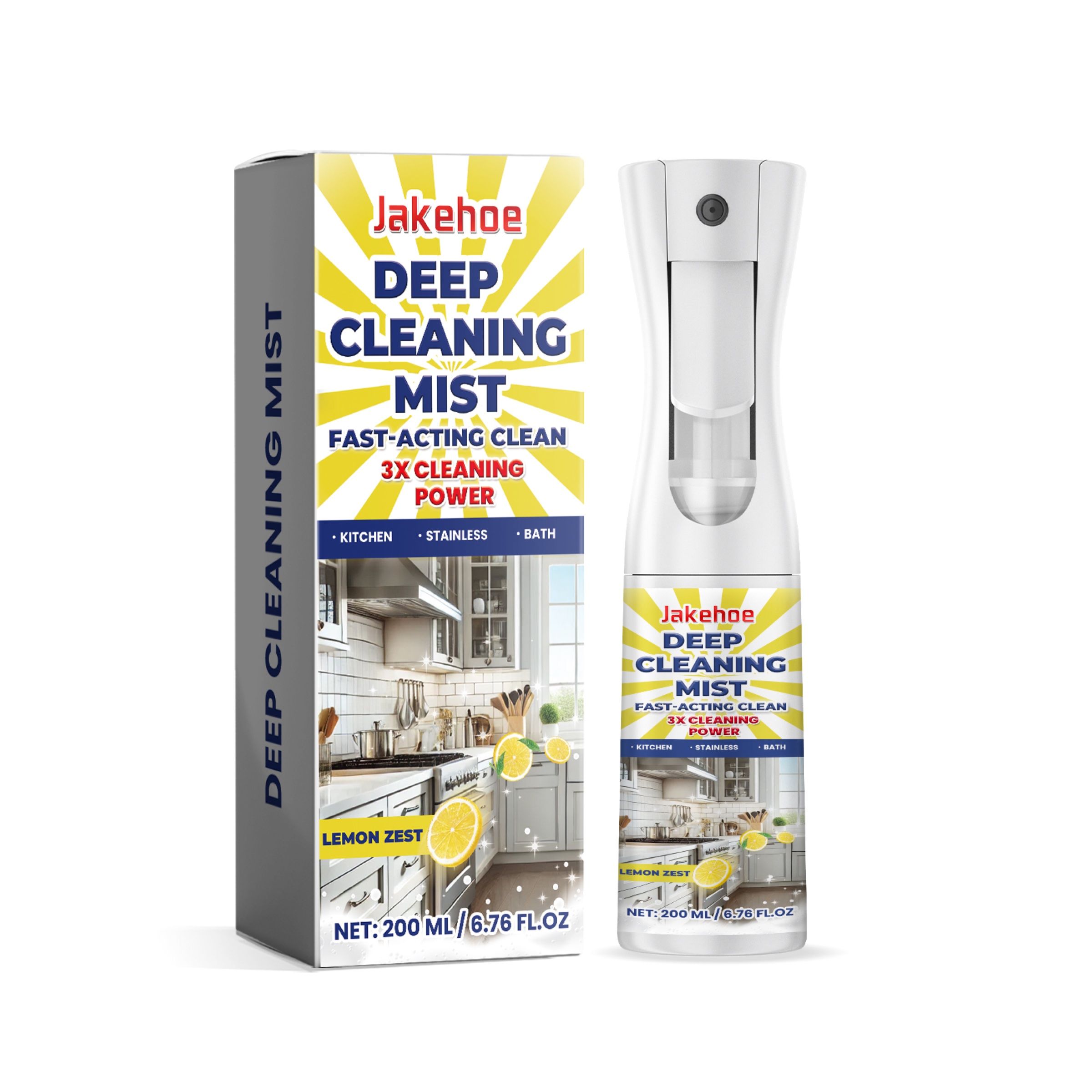 Main product image of JAKEHOE Kitchen Deep Cleaner Spray, 200 ml Bottle
