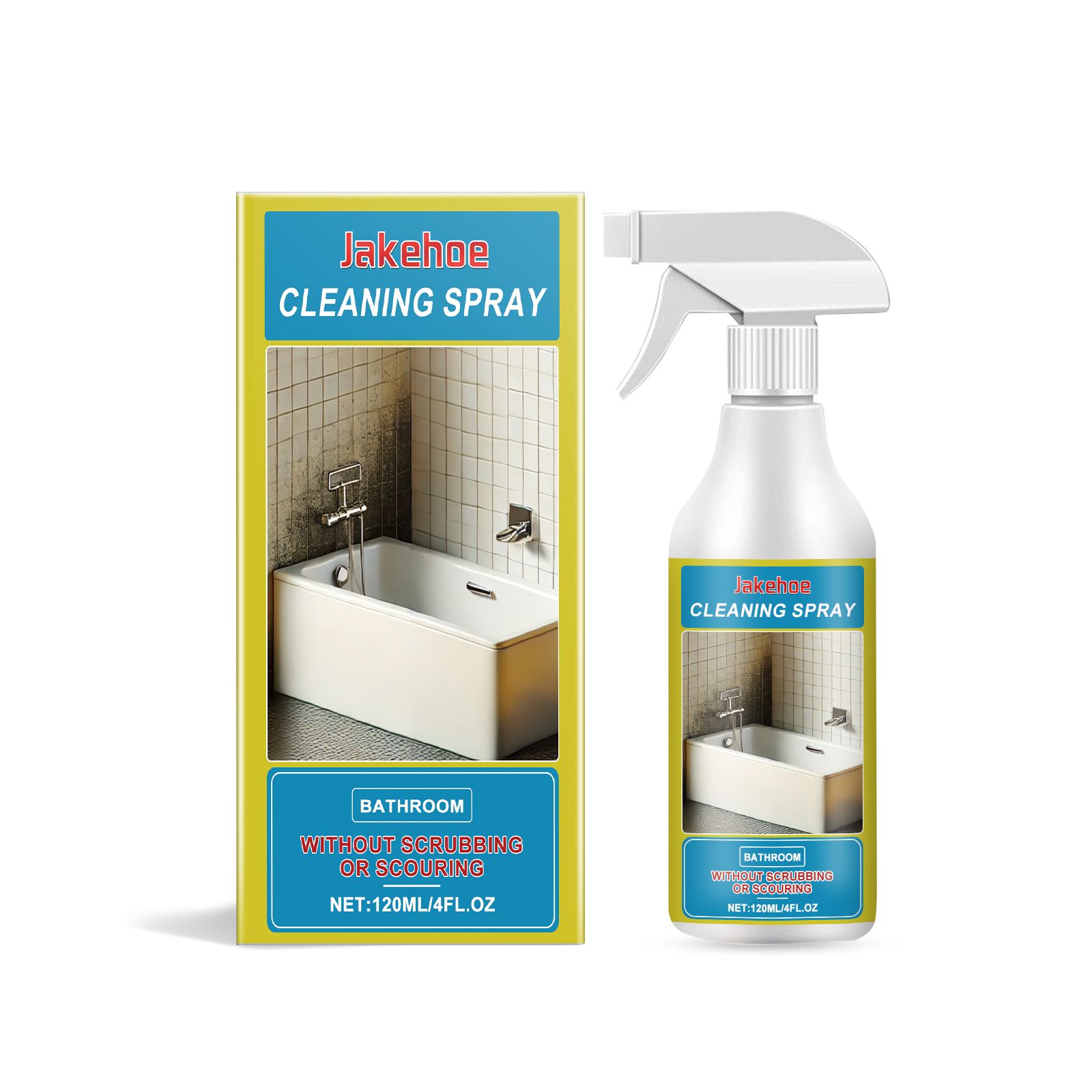 Main product image of JAKEHOE Household Stain Cleaner Spray, 120 ml