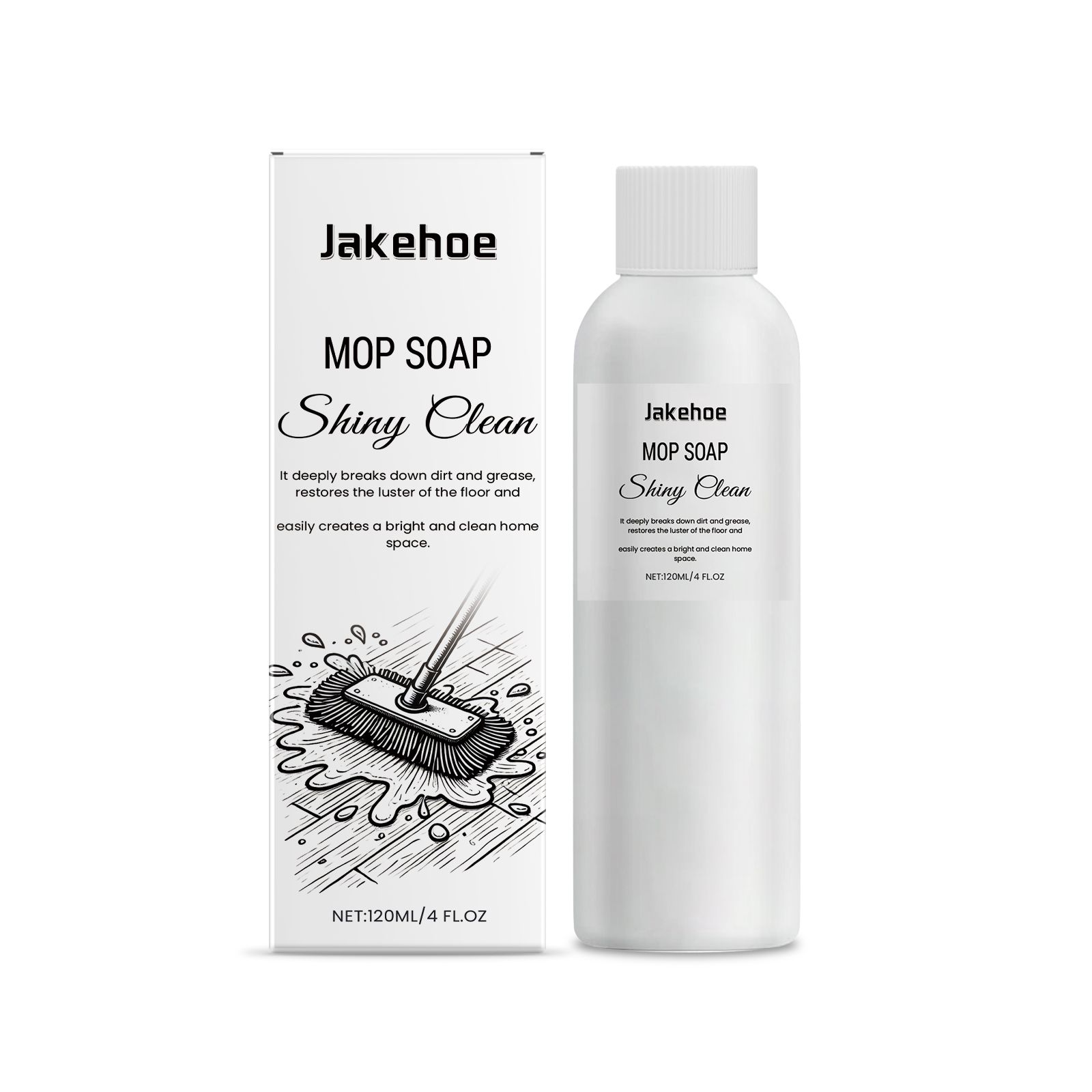 Main product image of JAKEHOE Mop Soap Floor Cleaner Solution, 120 ml