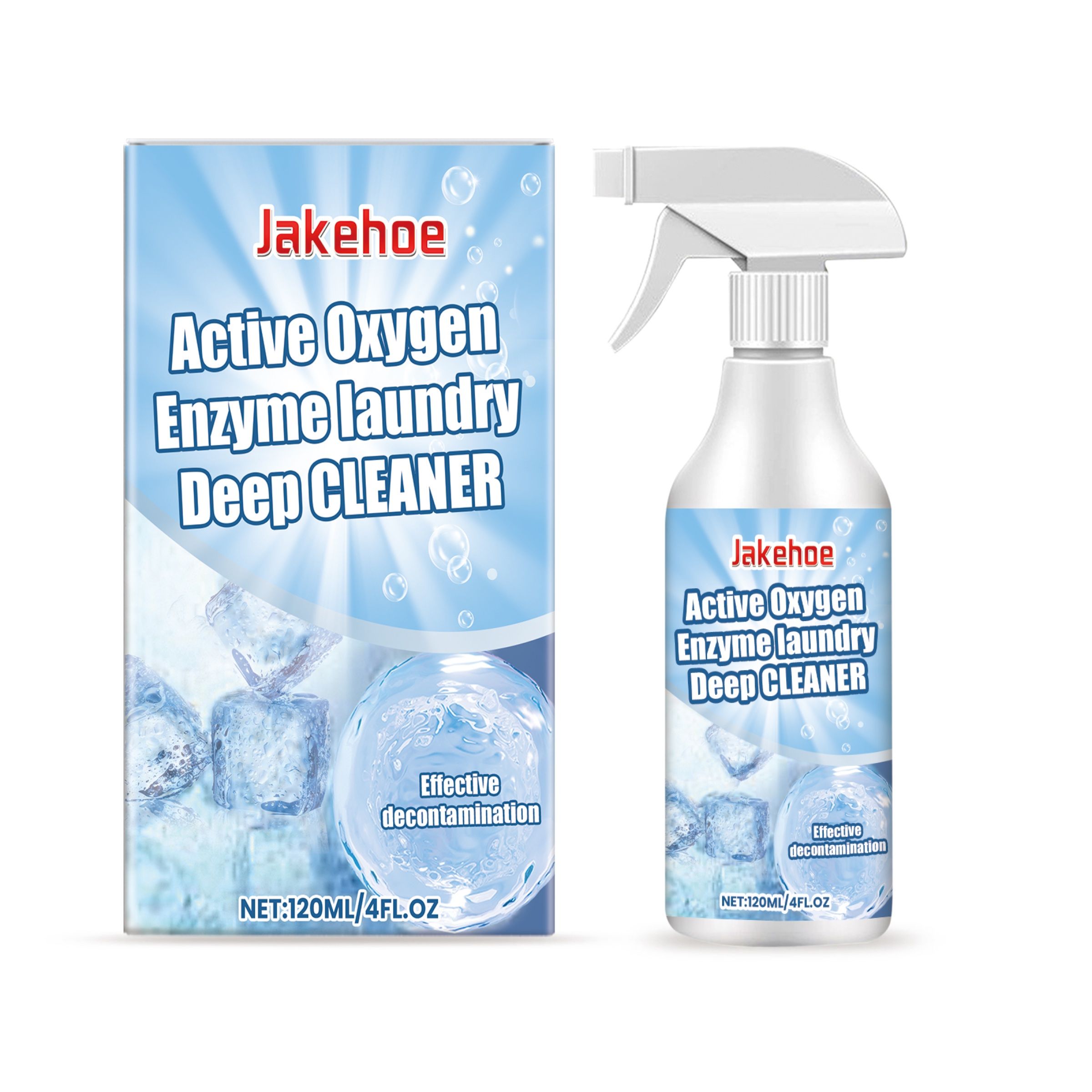 Main product image of JAKEHOE Active Oxygen Laundry Cleaner Spray, 120 ml