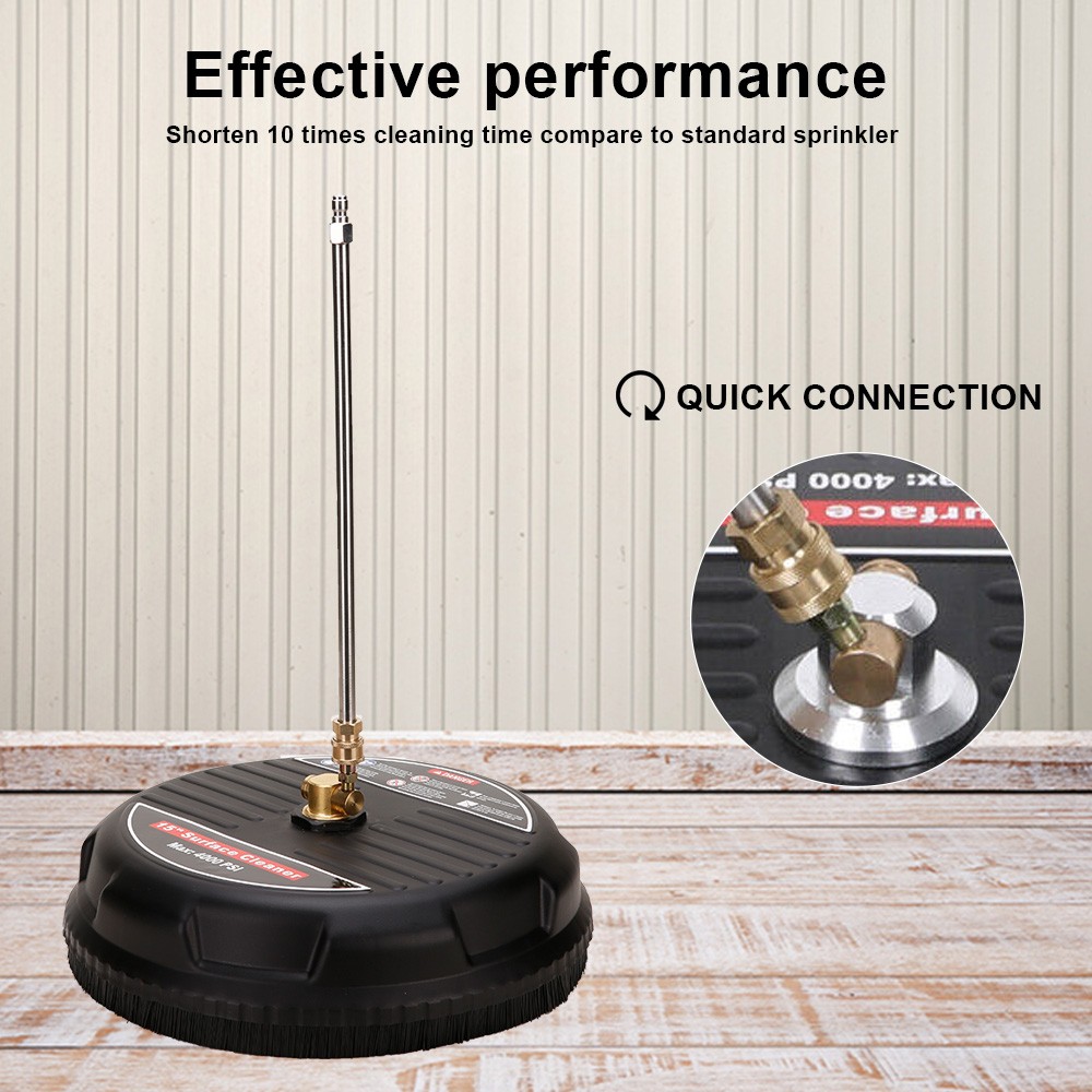 Main product image of 15 Inch Pressure Washer Surface Cleaner, 4000 PSI, Stainless Steel Jets