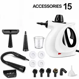 Product image of Portable Handheld Steam Cleaner with 15-Piece Accessory Kit