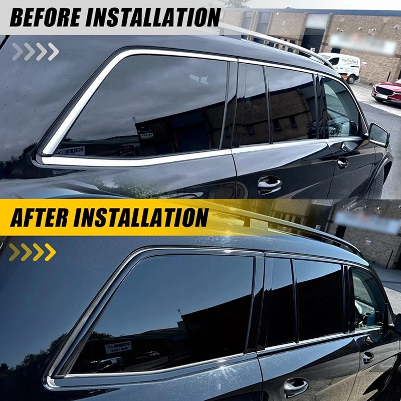 Main product image of Gloss Black Vinyl Wrap, 30mm x 10 Meter, Chrome Delete Trim