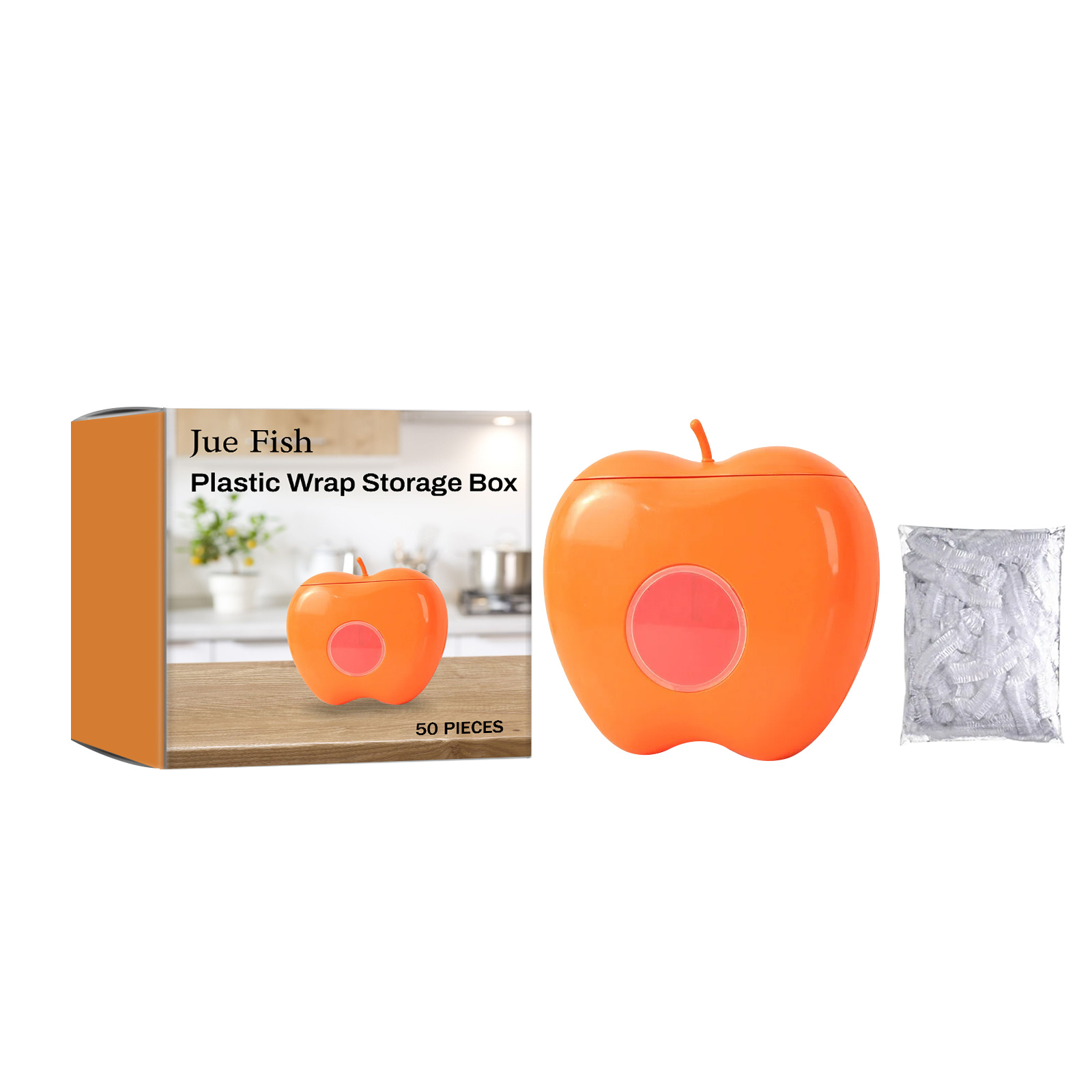 Main product image of Plastic Wrap Storage Box, Kitchen Storage for Home Use