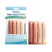 Product image of Noteory Roller Dotted Gel Pen, 4pcs, Soldering Pen Set, Care Gel for Daily Use