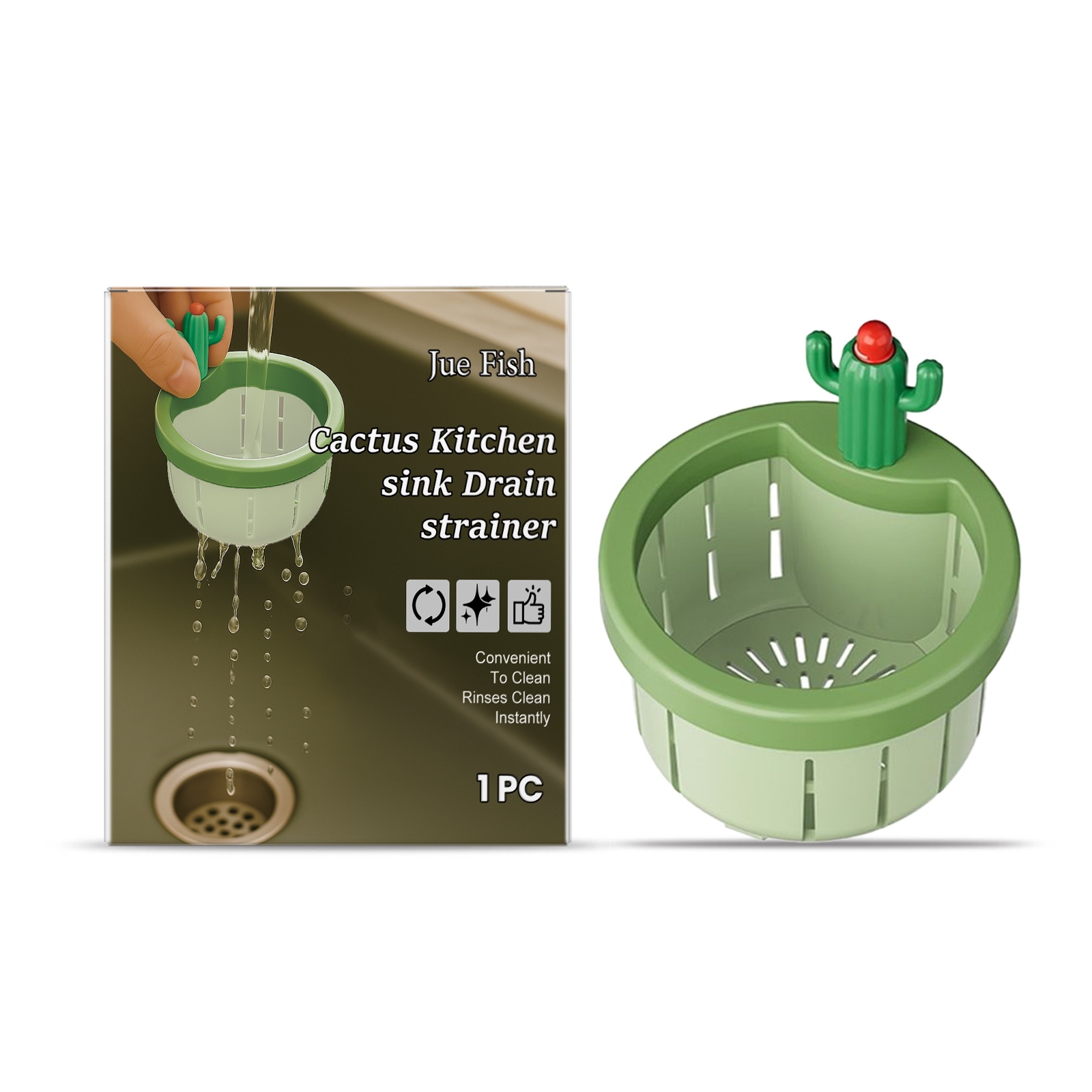 Main product image of Cactus Filter Basket, Sink Filter Basket, Storage Box for Home Use