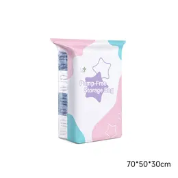 Product image of Medium Pump-Free Vacuum Compression Storage Bags, 70x50x30cm
