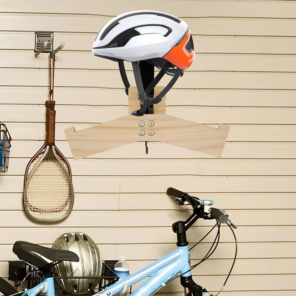 Main product image of Helmet Holder Motorcycle Gear Rack Wall Mount Gloves Holder Gear Clothes Hanger