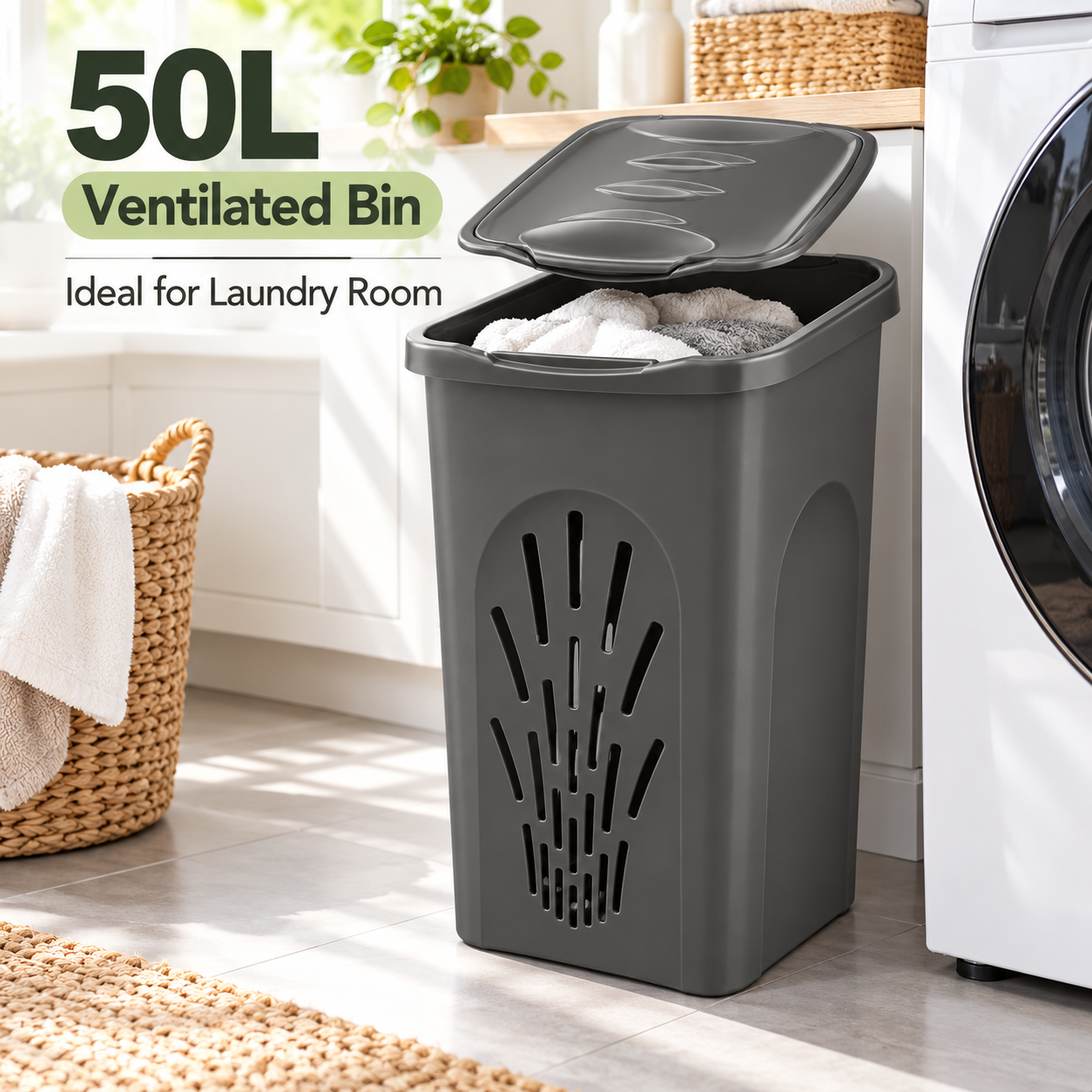 Main product image of Storage Basket Spring 50L Anthracite
