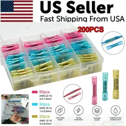 Product image of 200-Piece Heat Shrink Butt Wire Splice Connectors
