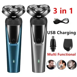 Electric Beard Nose Ear Trimmer Mens Shaver Razor Waterproof Pop-Up Wet Dry Cordless