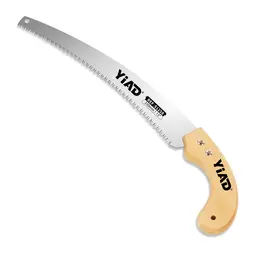 Wooden Handle With A Knife Saw