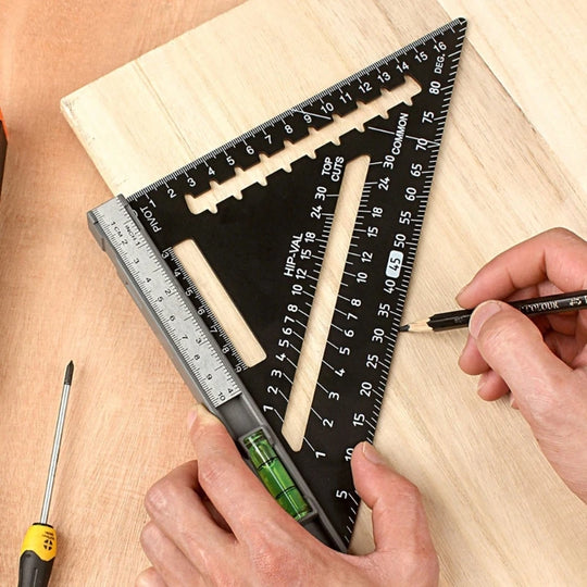 Household Detachable Woodworking Aluminum Alloy Triangle Board